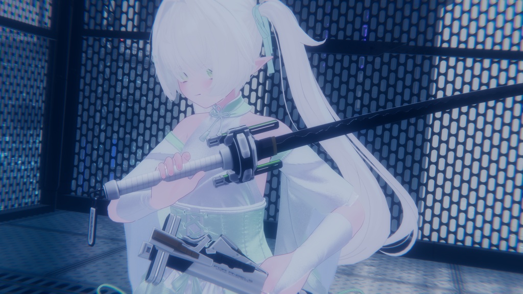 【ギミック付3D武器モデル】千雨