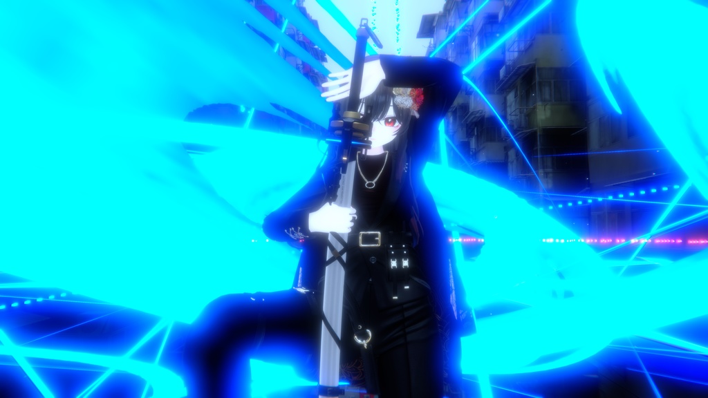 【ギミック付3D武器モデル】千雨