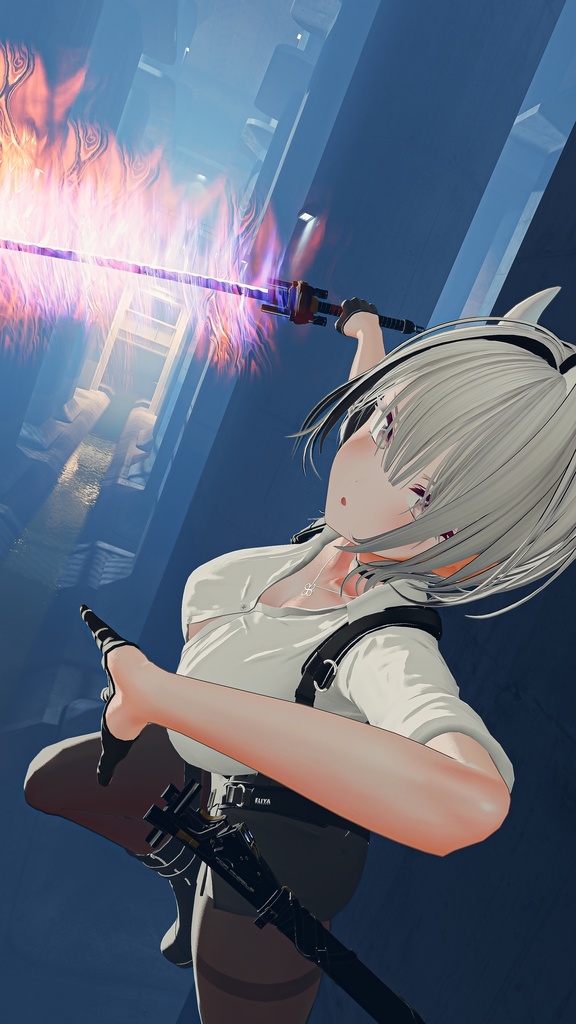 【ギミック付3D武器モデル】千雨