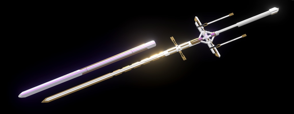 【ギミック付3D武器モデル】鳴雷