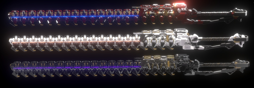【ギミック付3D武器モデル】骨噛