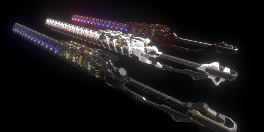 【ギミック付3D武器モデル】骨噛