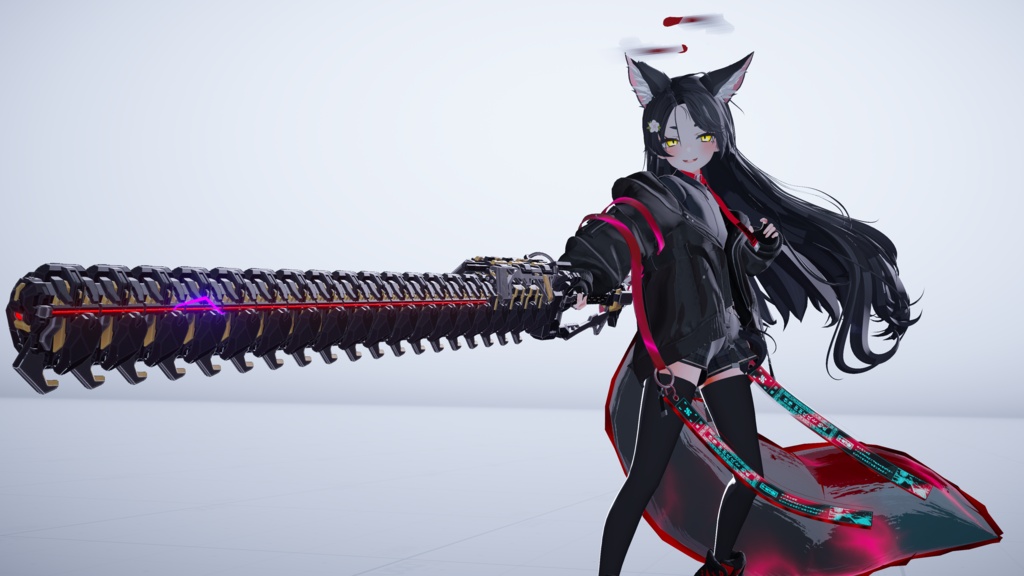 【ギミック付3D武器モデル】骨噛