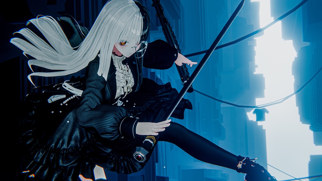 【ギミック付3D武器モデル】Lament