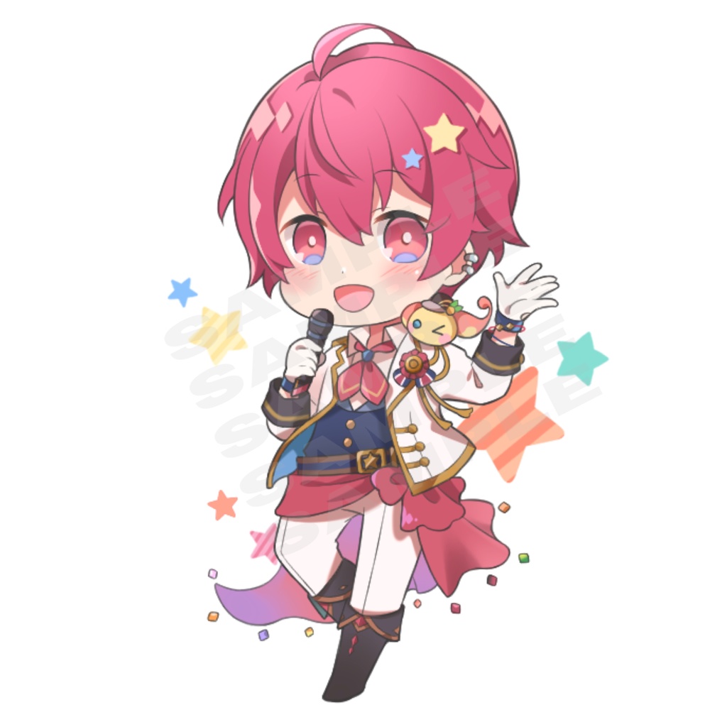 シュウのアクリルキーホルダー(アイドルVer)