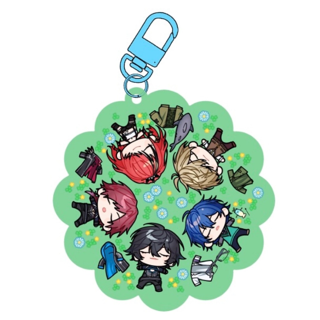 【非公式】エデン組！野原で寝そべりアクキー