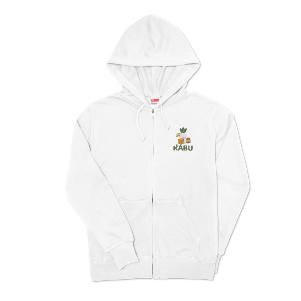 かぶのがぶのジップパーカー【ホットケーキ】