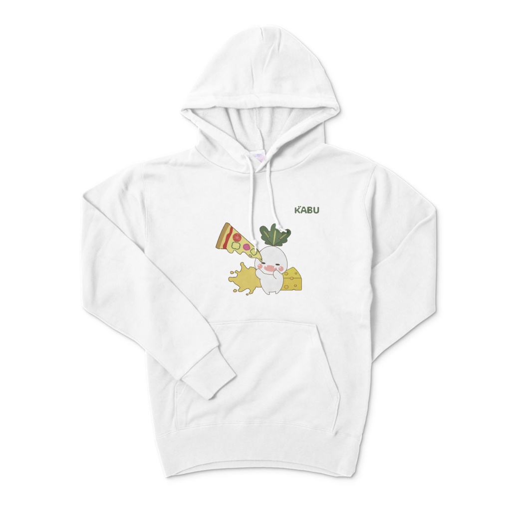 かぶのがぶのパーカー【ピザ】