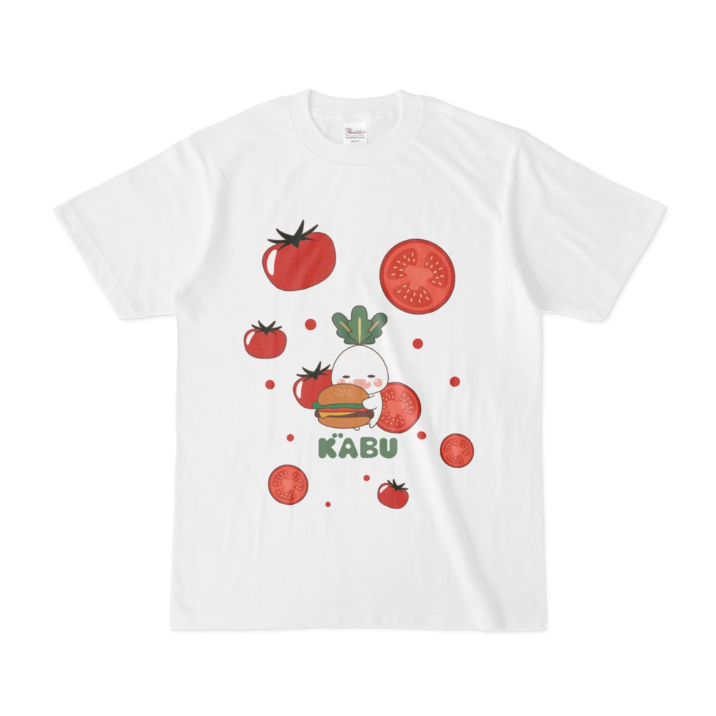 かぶのがぶのTシャツ【ハンバーガー】
