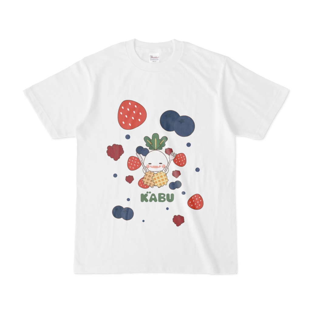 かぶのがぶのTシャツ【ワッフル】