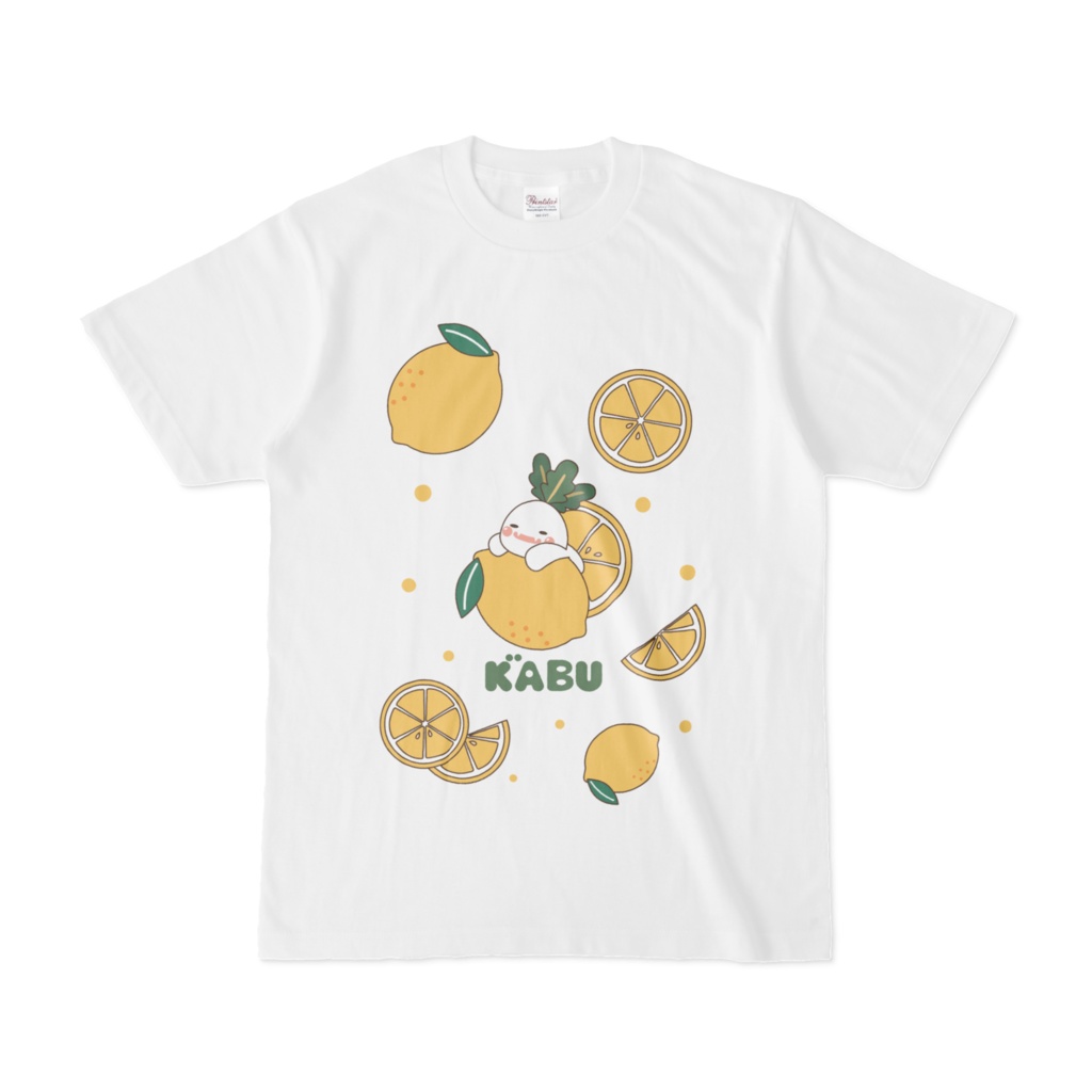 かぶのがぶのTシャツ【レモン】
