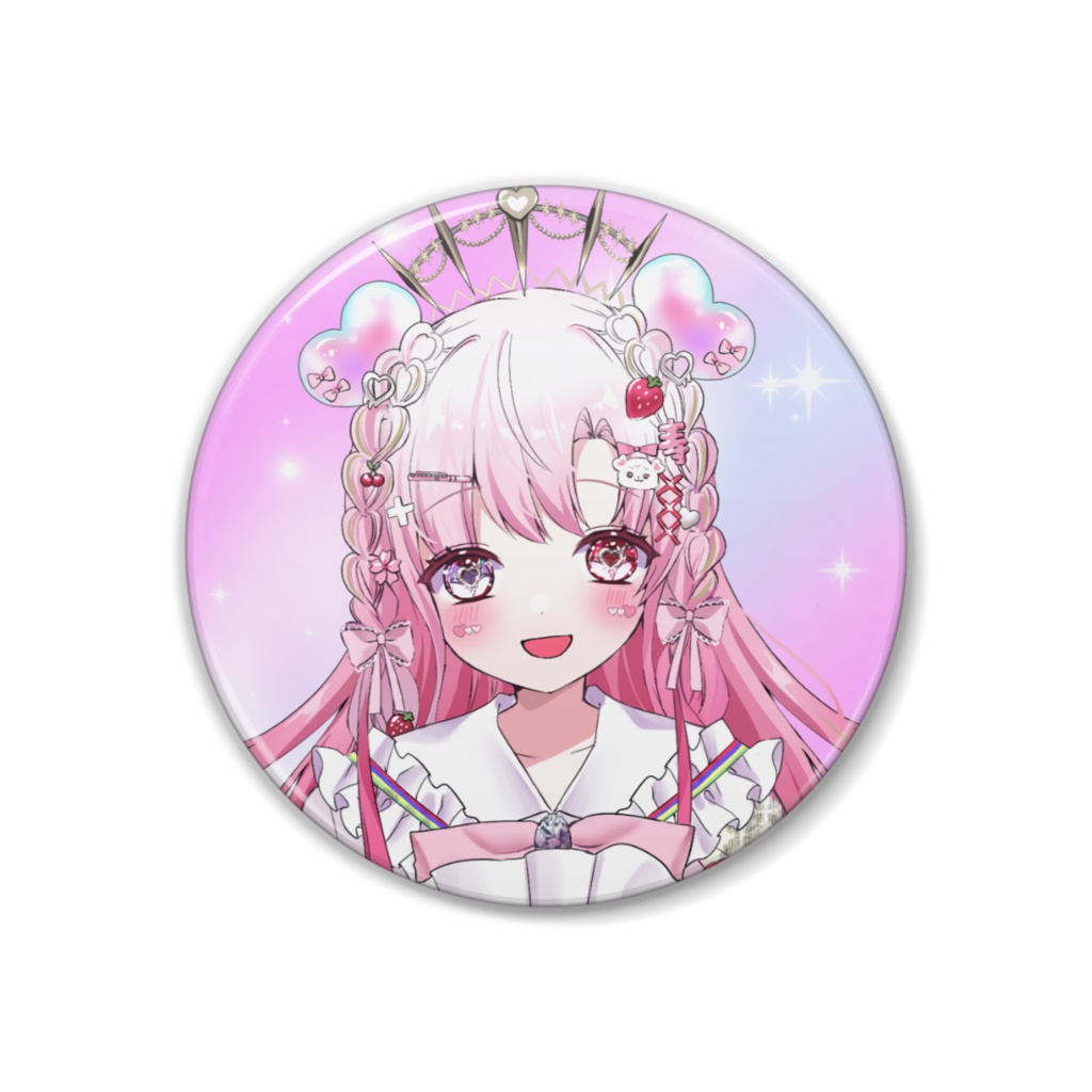 【缶バッチ】デビュー記念&夏コミケ106出演記念 4サイズ展開 愛寿運みみ