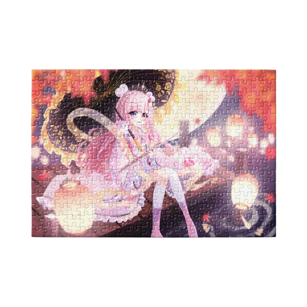 【3ヶ月記念グッズ】 秋イラストパズル 愛寿運みみ