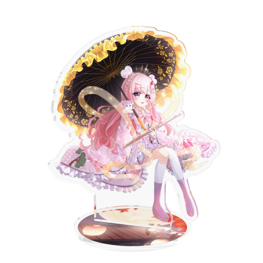 【3ヶ月記念グッズ】 秋イラスト アクリルスタンド2サイズ展開♡ 愛寿運みみ