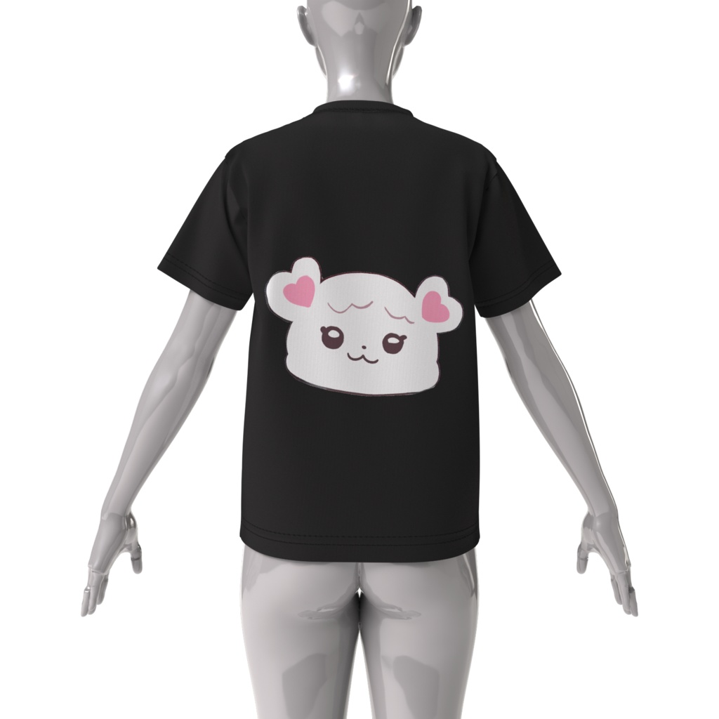 【3ヶ月記念】秋イラスト&るるちゃんヘアピン 両面Tシャツ 4サイズ展開♡ 愛寿運みみ