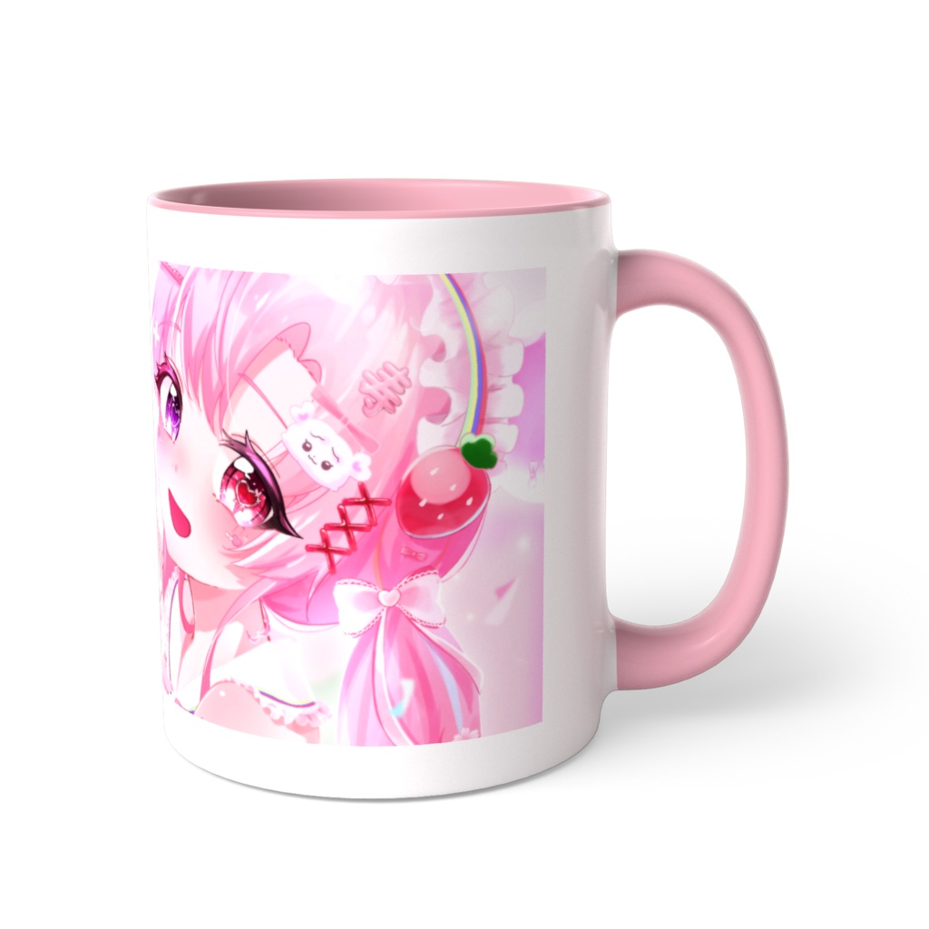 愛寿運みみ 生誕祭2026【ツートンカラーマグカップ.ピンク】