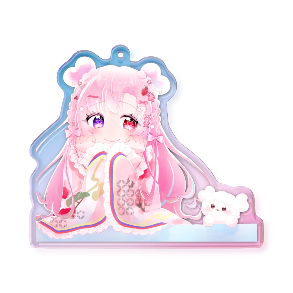 愛寿運みみ 生誕祭2026【オーロラアクリルキーホルダー】バースデーファンアート