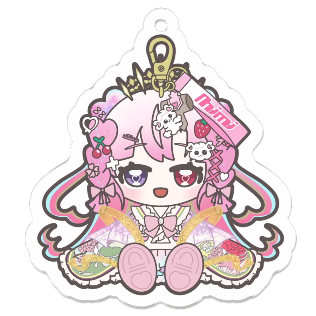 愛寿運みみ ⭐︎イベント入賞記念 ぬいぐるみ風【アクリルキーホルダー】