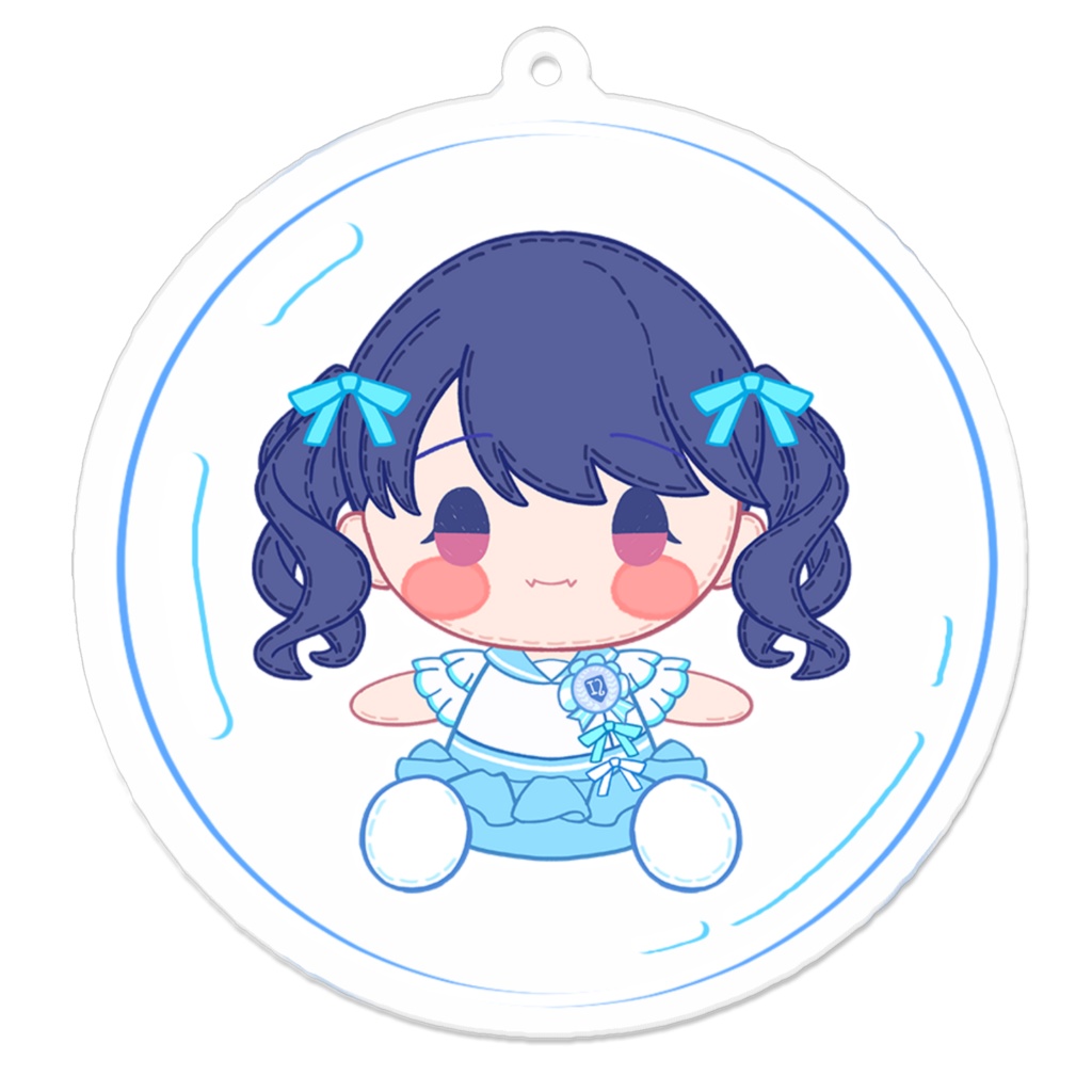 バブル ぬいぐるみ福丸小糸 アクリルキーホルダー