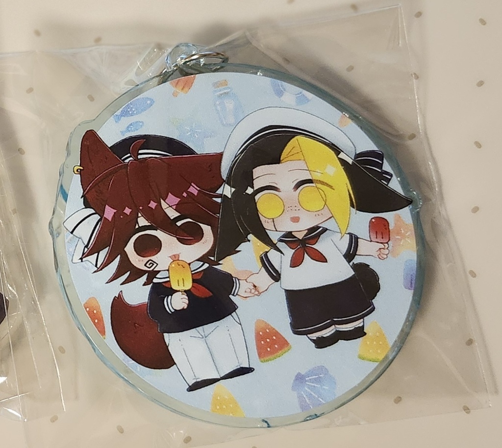 夏キューアグぱちょふぃんアクキー