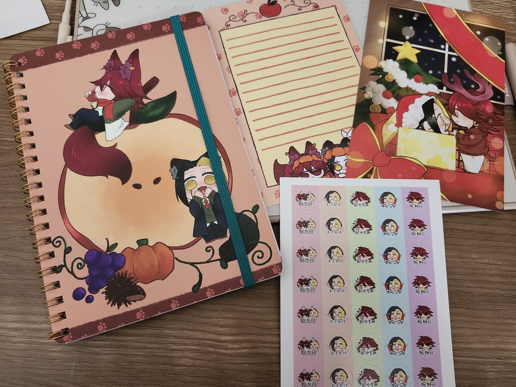 手帳用ミニシール(ぱちょふぃん)