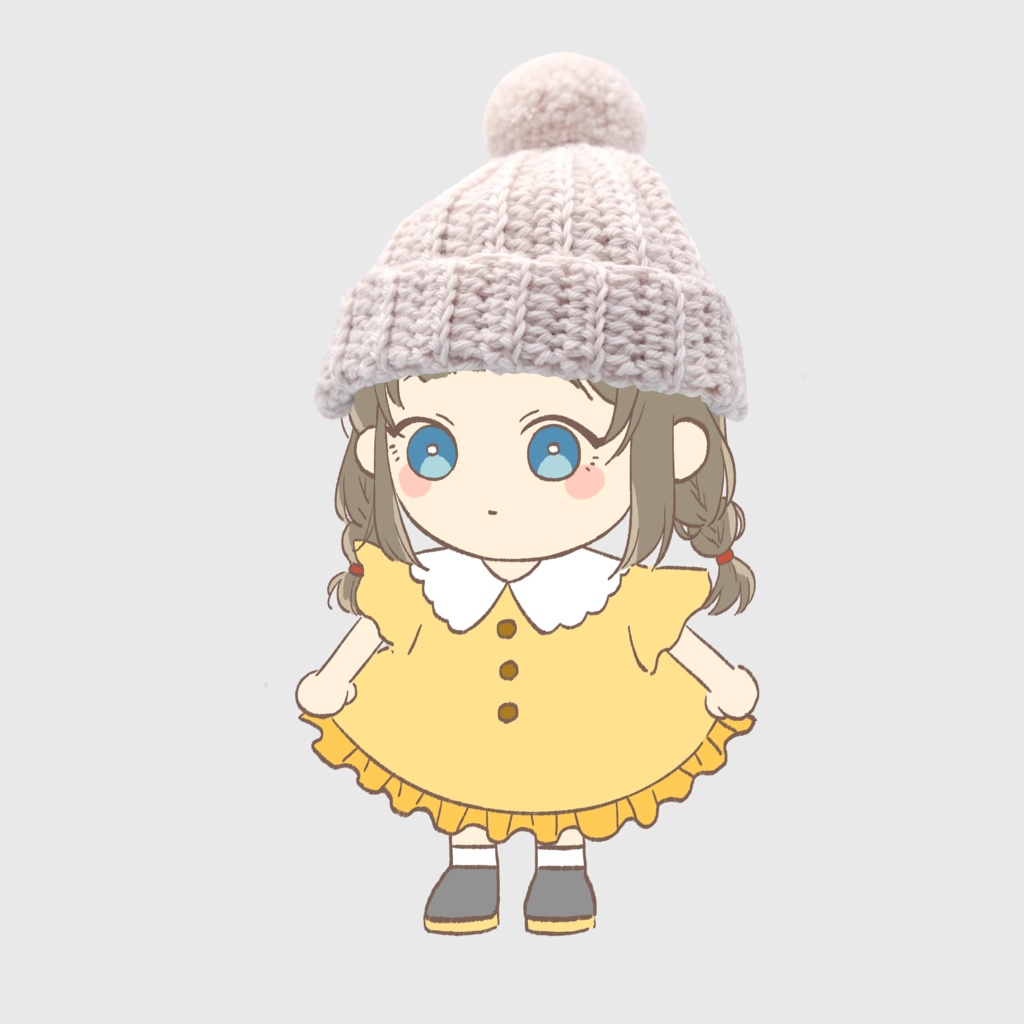 10cmぬい用 ニット帽子