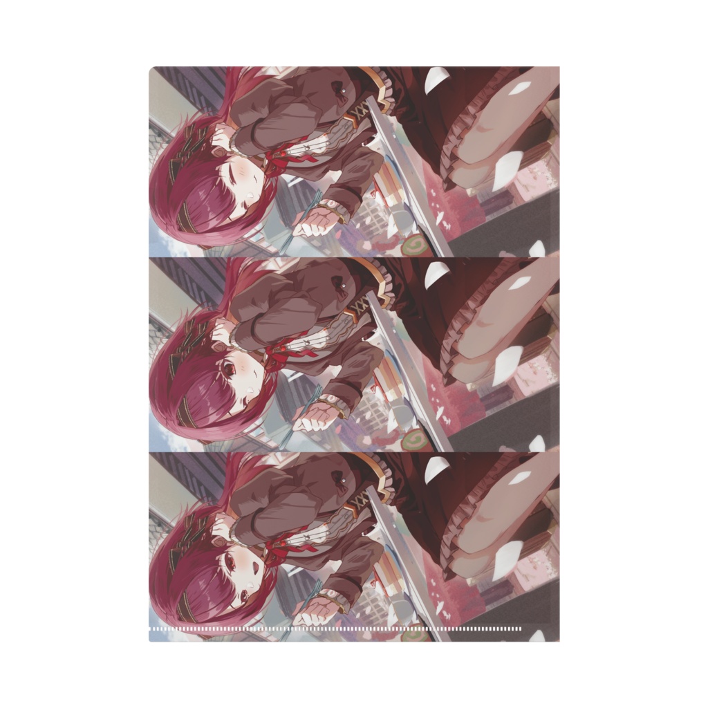 【お花見をご一緒に】クリアファイル(A4 両面)【受注生産】