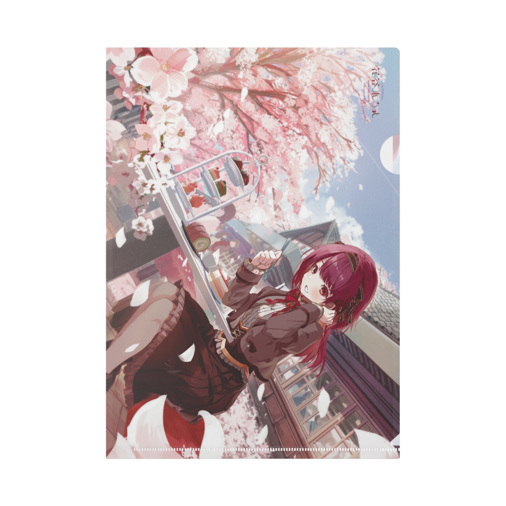 【お花見をご一緒に】クリアファイル(A4 両面)【受注生産】