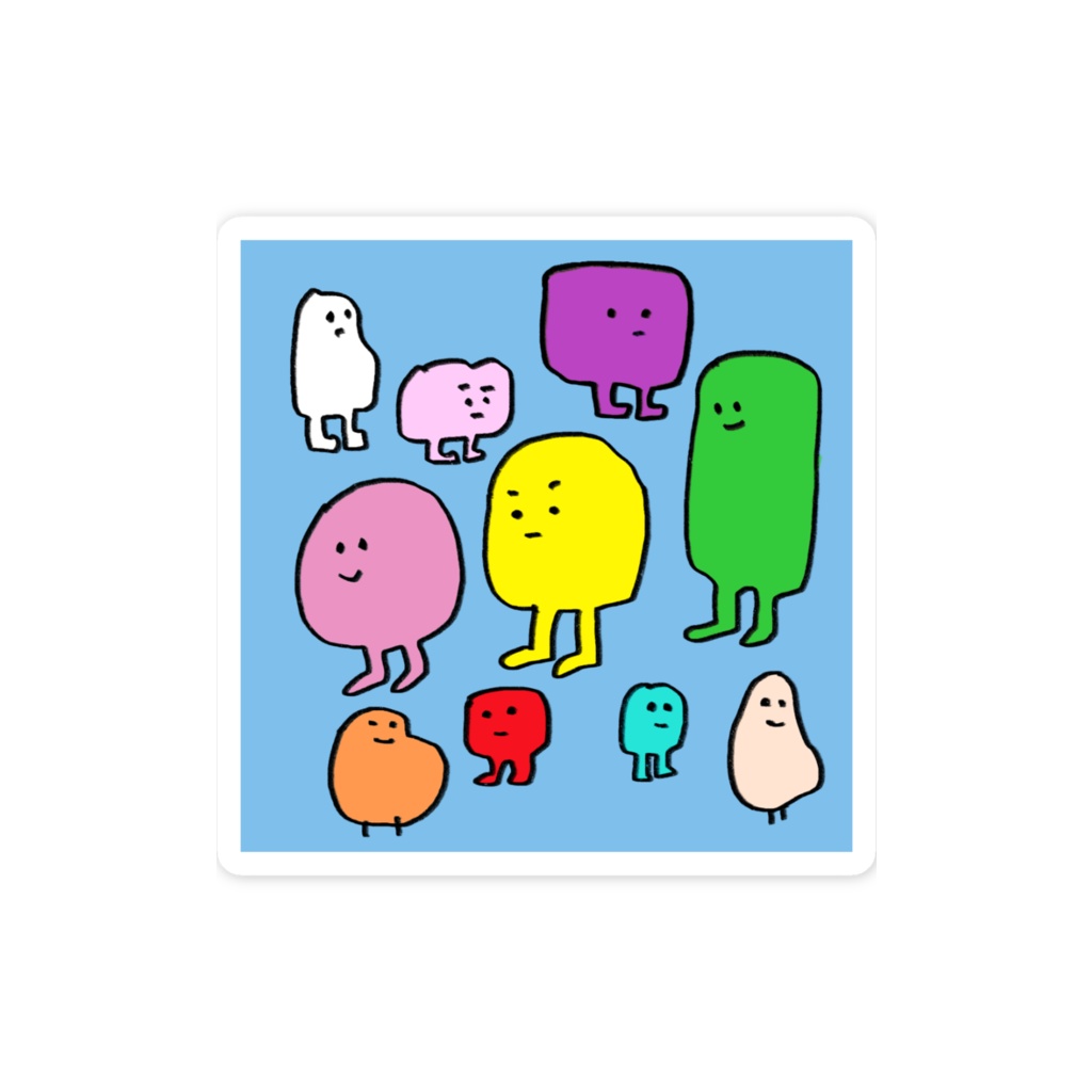 ヒトソレゾレステッカー