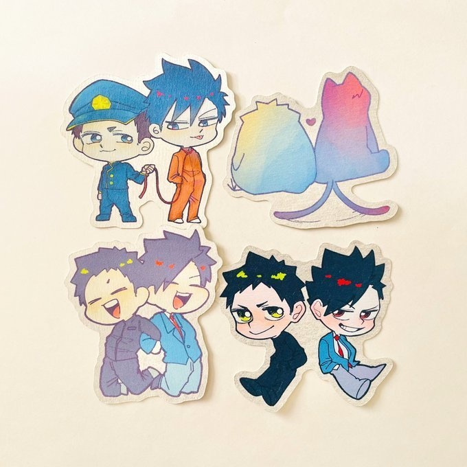 黒大 ステッカー 4種