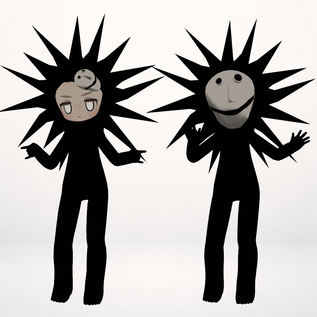 【無料】なりきりセット いつの間にか後ろにいるあの人 VRC