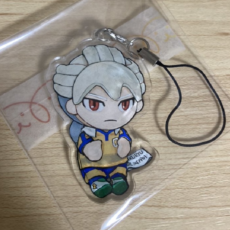 白竜ぬいアクリルストラップ