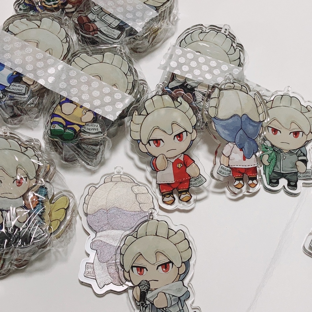 白竜ぬいアクリルストラップ