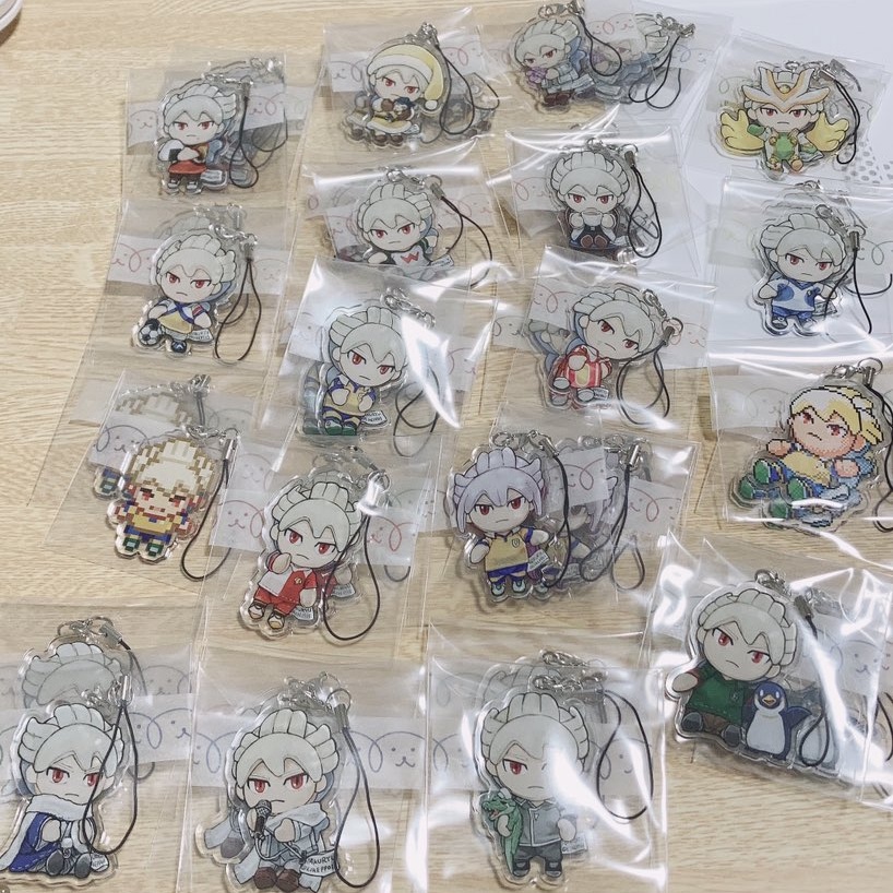 白竜ぬいアクリルストラップ