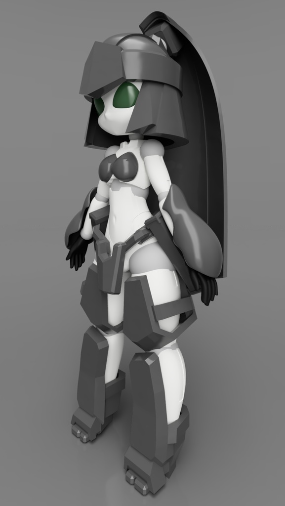 もふ重工素体ロボCADデータ