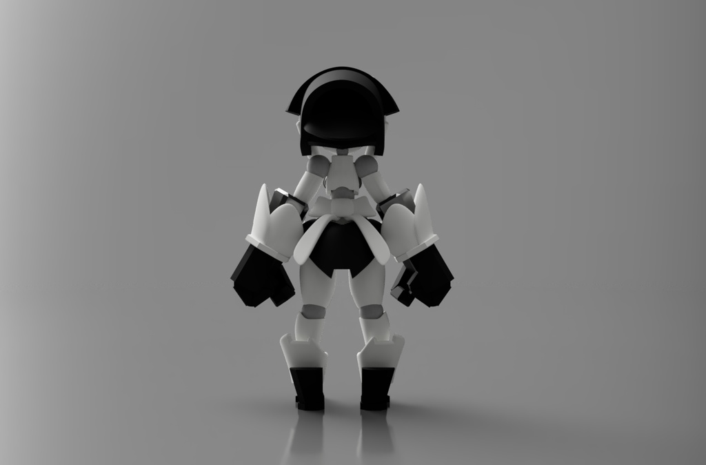 もふ重工素体ロボCADデータ