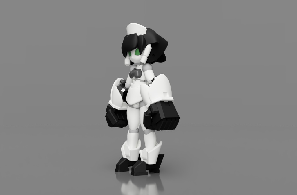 もふ重工素体ロボCADデータ