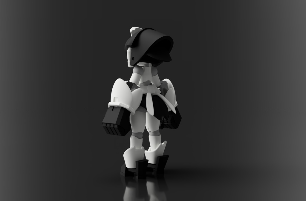 もふ重工素体ロボCADデータ