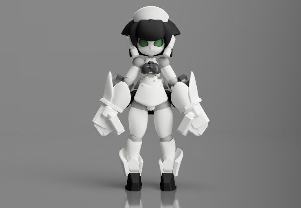 もふ重工素体ロボCADデータ