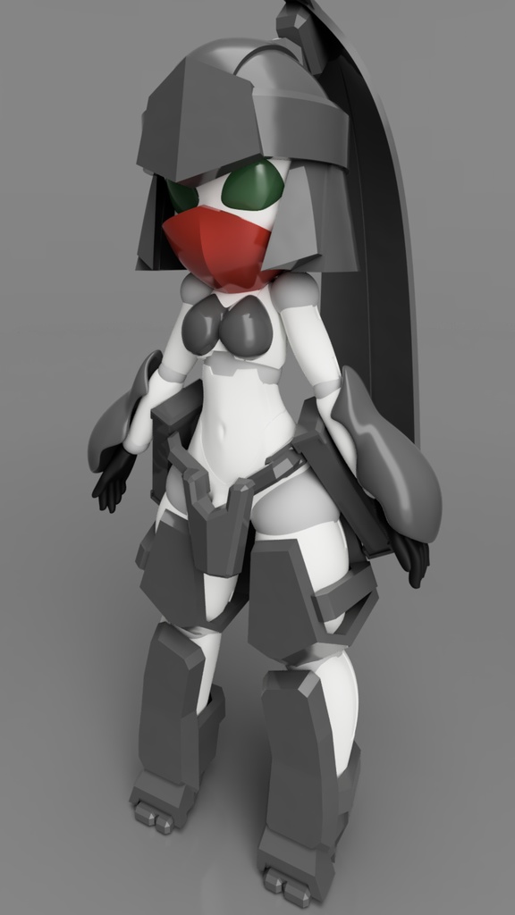 もふ重工素体ロボCADデータ