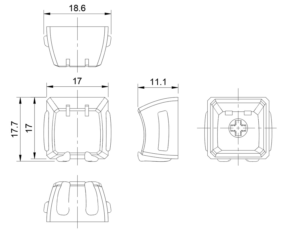 キーキャプズ(未塗装未組立キット)