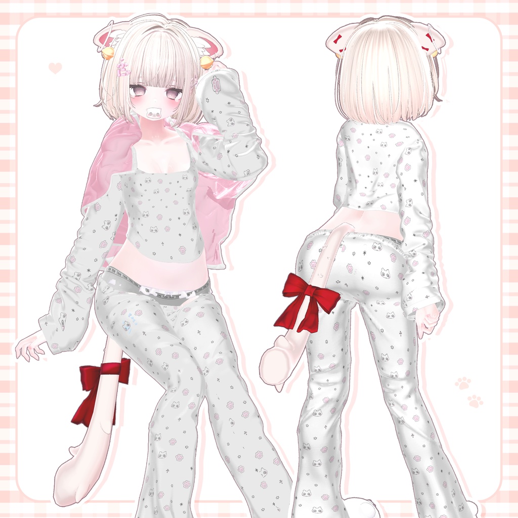 〖SALE〗꒰ ふにゃねこ ꒱ᴇᴀʀ&ᴛᴀɪʟ+ᴀᴄᴄᴇꜱꜱᴏʀʏ ꜱᴇᴛ