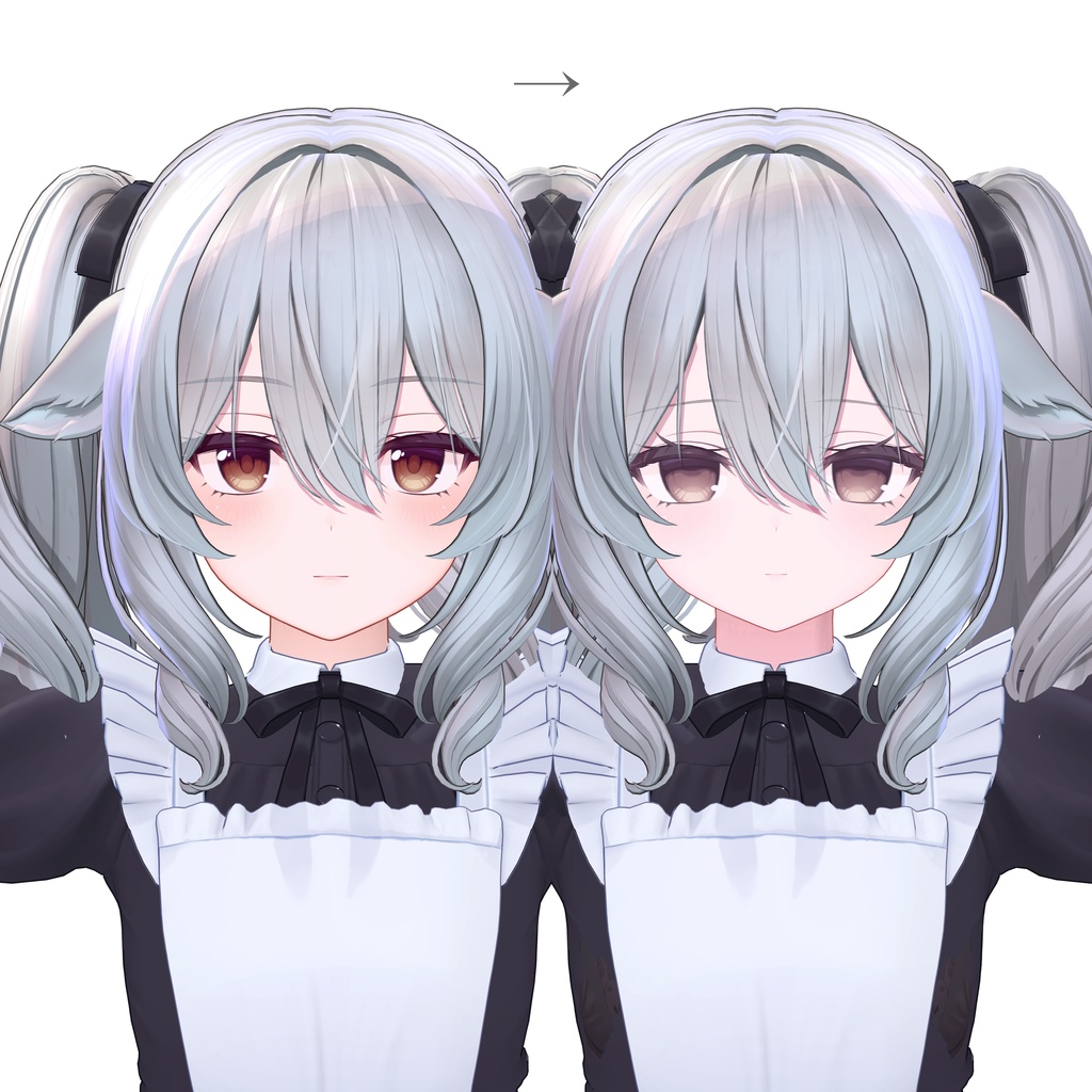 ⟡ ݁₊ .〖Free〗儚げ Face pack / BlendShape+face anim 〖Milltina〗