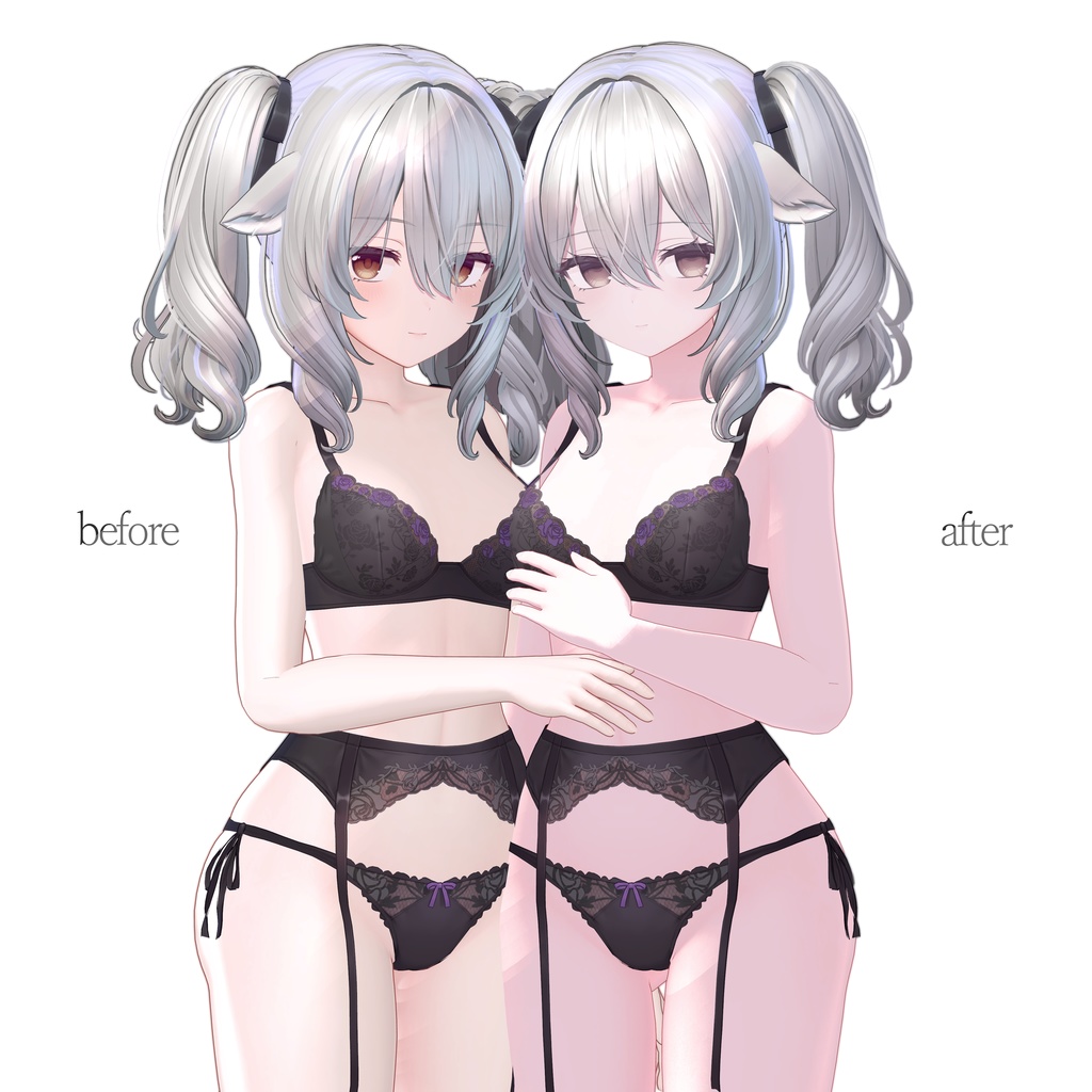 ⟡ ݁₊ .〖Free〗儚げ Face pack / BlendShape+face anim 〖Milltina〗