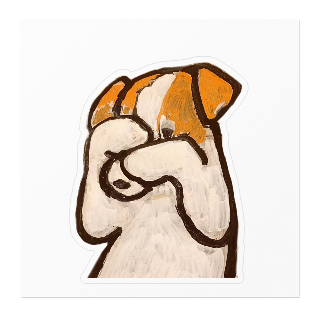 ジャックラッセル ステッカー