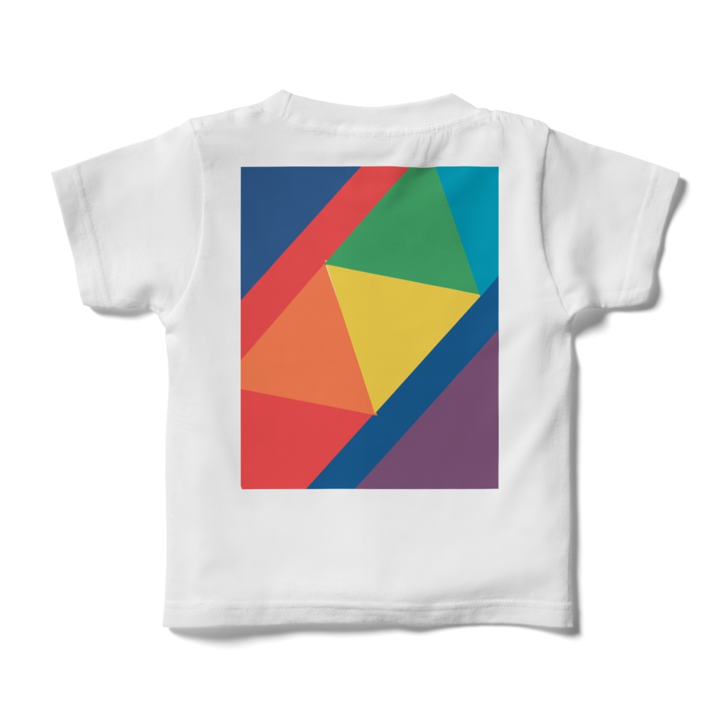 RAINBOW三角図kidsTシャツ