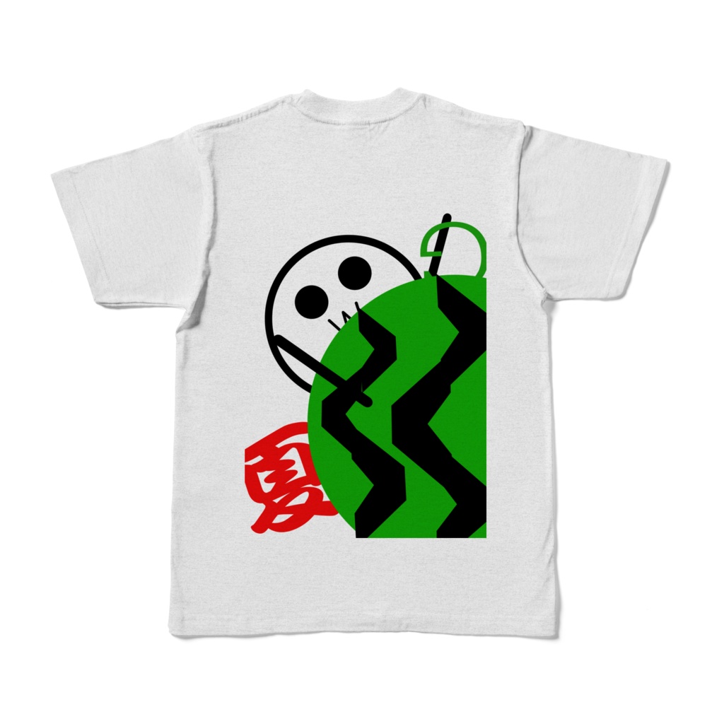 タマ丸すいかTシャツ