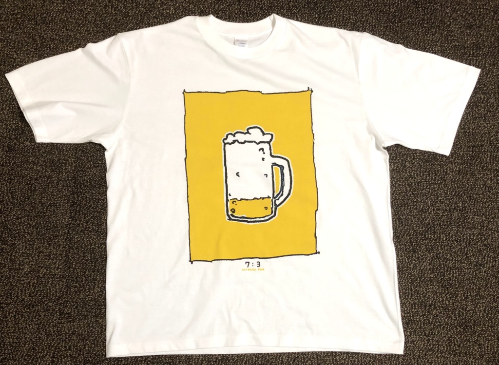 へたくそビールTシャツ