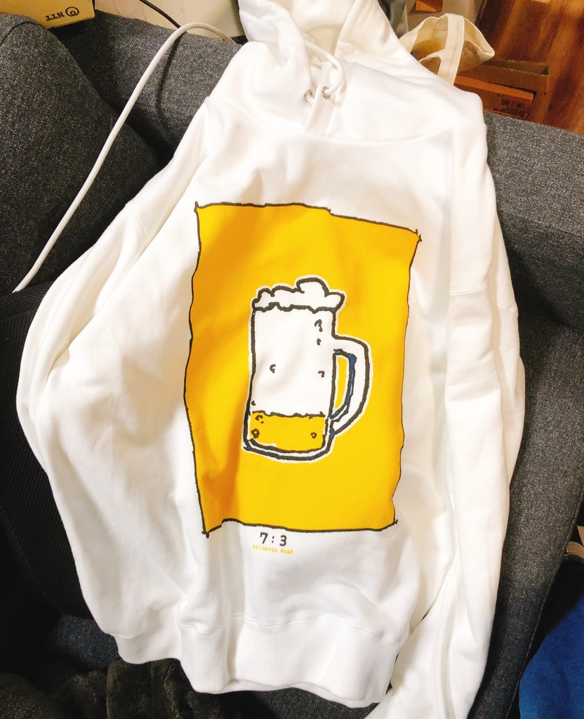 へたくそビールパーカー