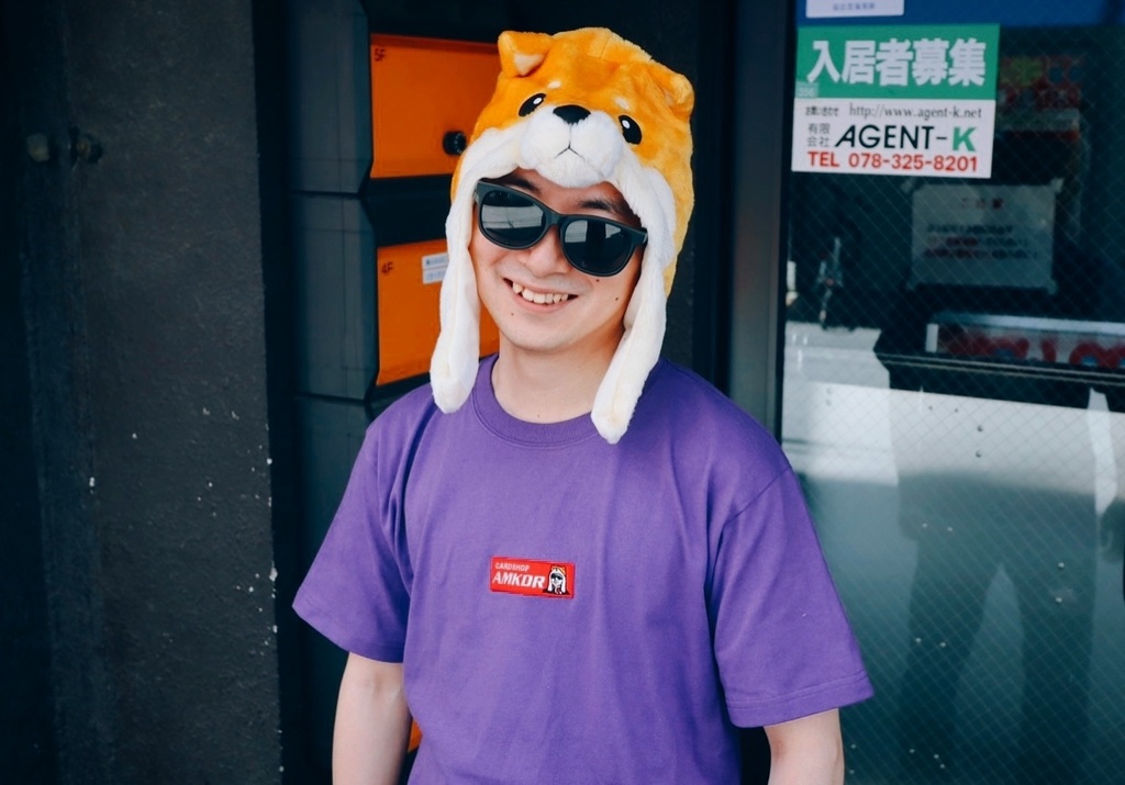 あまくだりシャツ【CARDSHOP AMKDR LOGO】